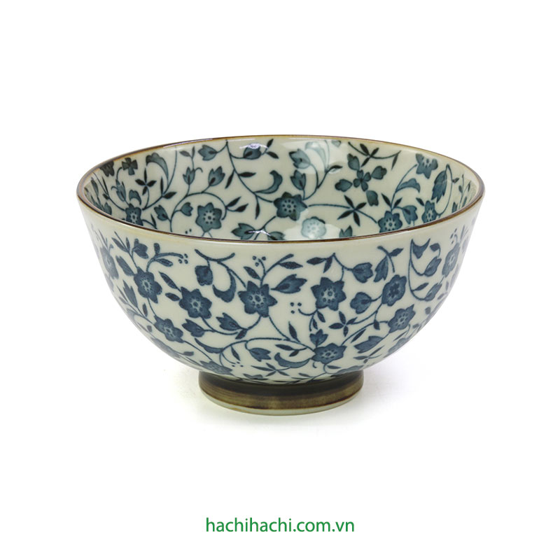 Chén bát sứ Nhật Bản, chén bát ăn cơm 11cm, dùng được lò vi sóng