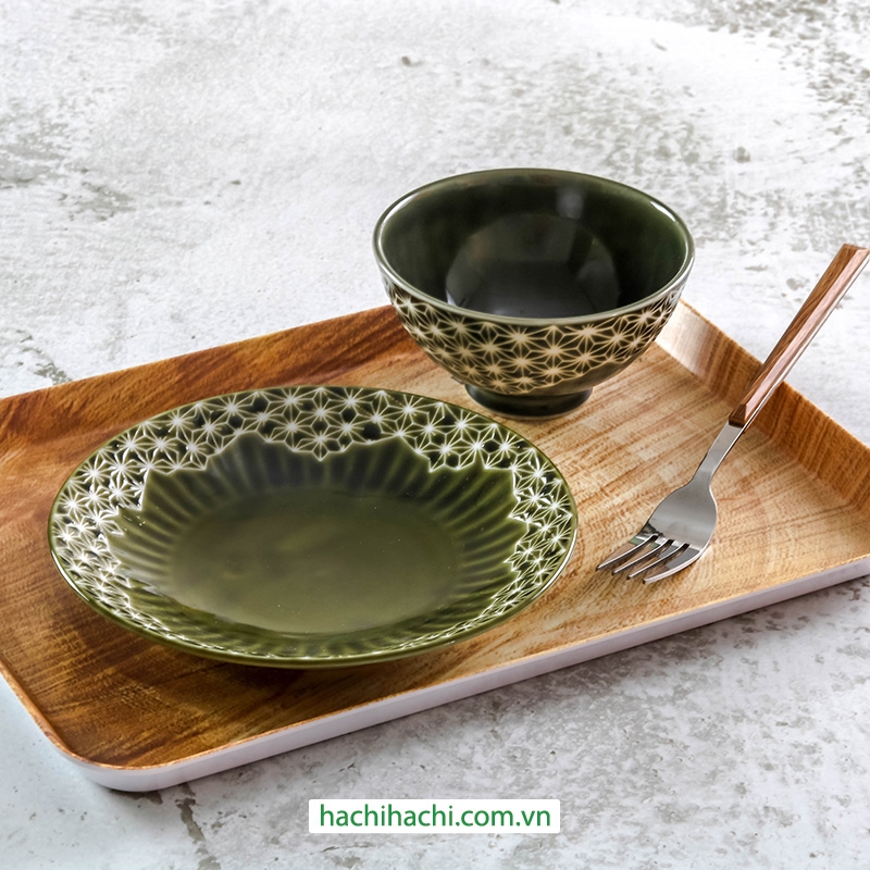Đĩa sứ Nhật Bản 22.3cm thương hiệu 