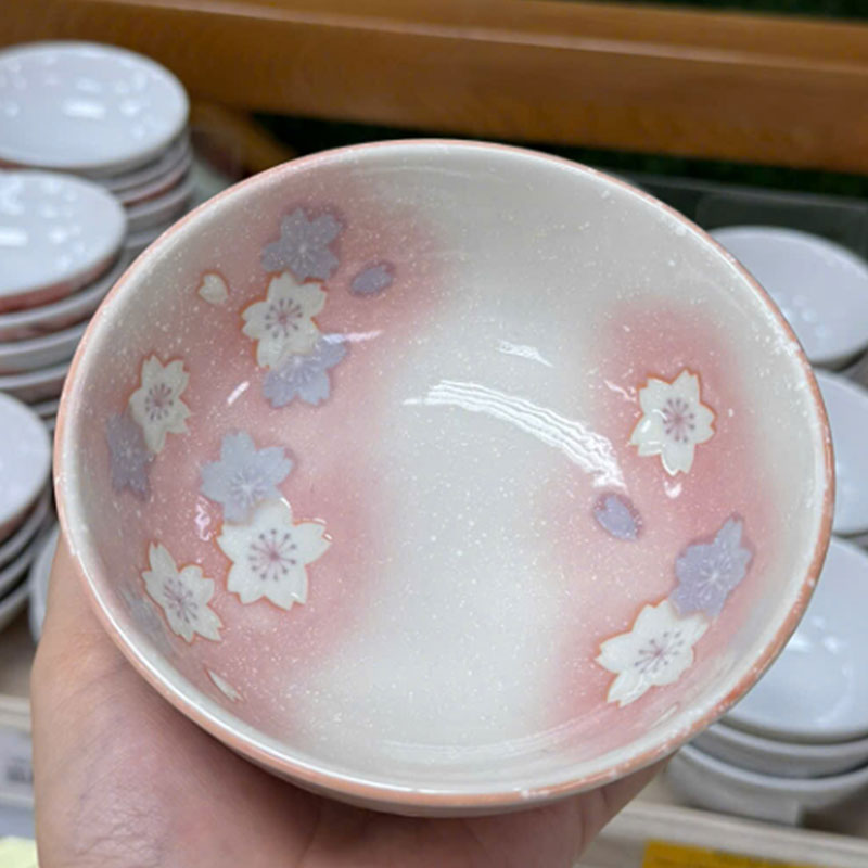 Tô sứ Nhật Bản 13cm, dùng được lò vi sóng (Nhiều mẫu)-Giao mẫu ngẫu nhiên thương hiệu 