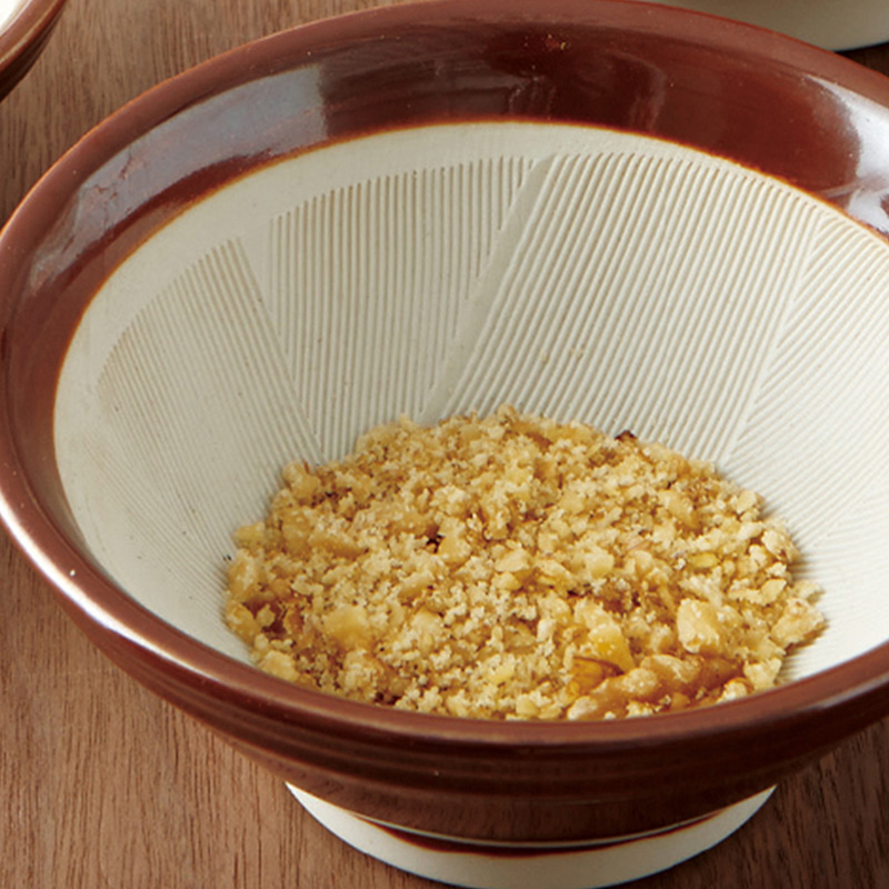 Cối giã nghiền chống văng bằng gốm Nhật Bản Suribachi 14.2cm thương hiệu 