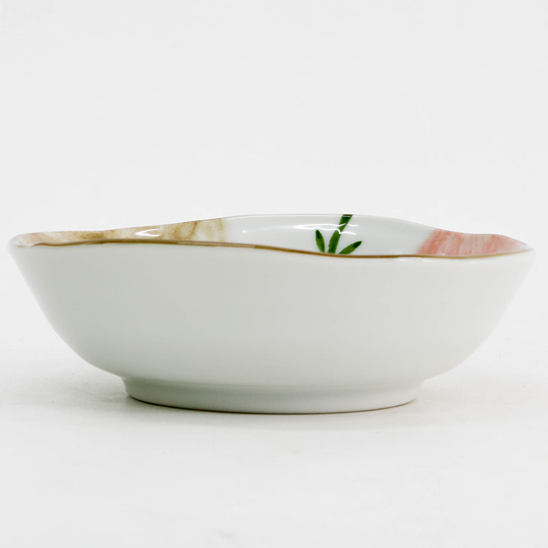 Tô sứ Nhật Bản 14x13.5cm, dùng được lò vi sóng (Cú mèo may mắn) thương hiệu 