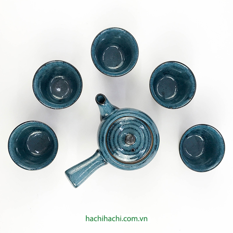 Bộ ấm tách trà Nhật Bản, bộ bình trà gốm cao cấp thương hiệu 