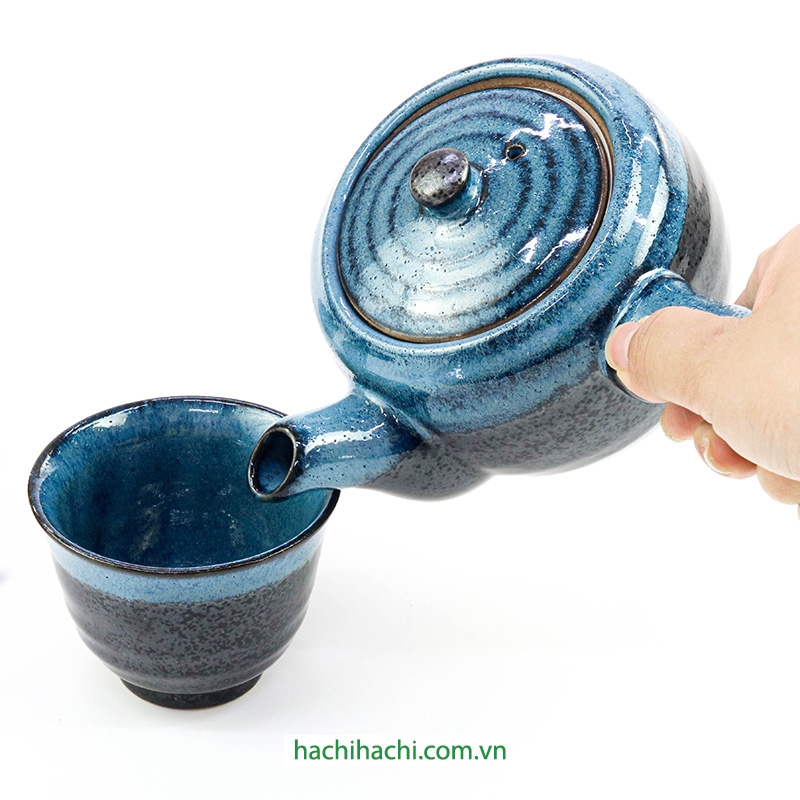 Bộ ấm tách trà Nhật Bản, bộ bình trà gốm cao cấp thương hiệu 