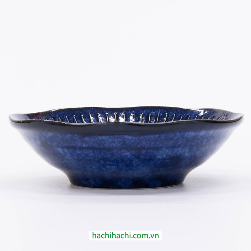 Đĩa sứ Nhật Bản 16.5cm sâu lòng, dùng được lò vi sóng thương hiệu 