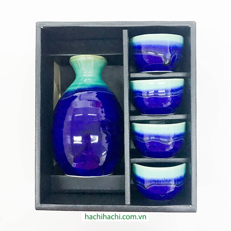 Bộ bình, ly sứ Nhật Bản uống rượu thương hiệu 