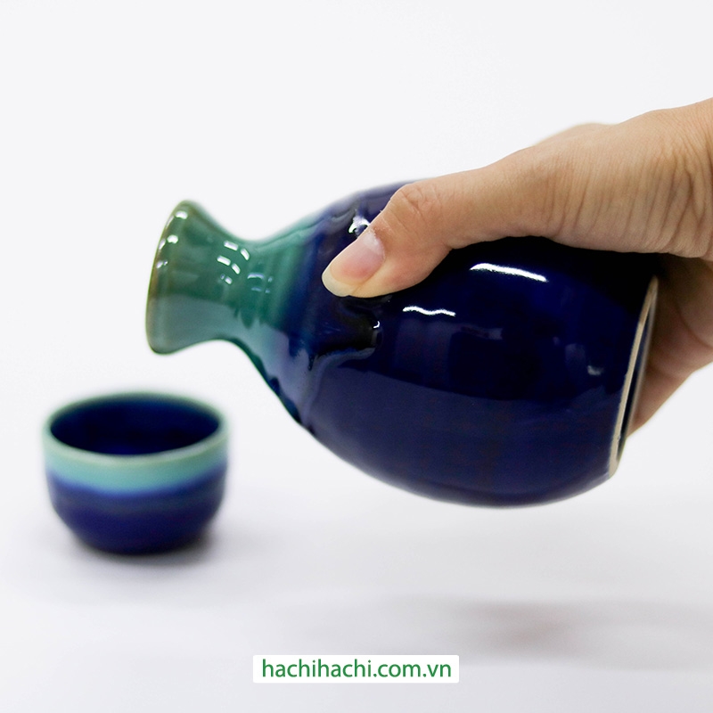 Bộ bình, ly sứ Nhật Bản uống rượu thương hiệu 