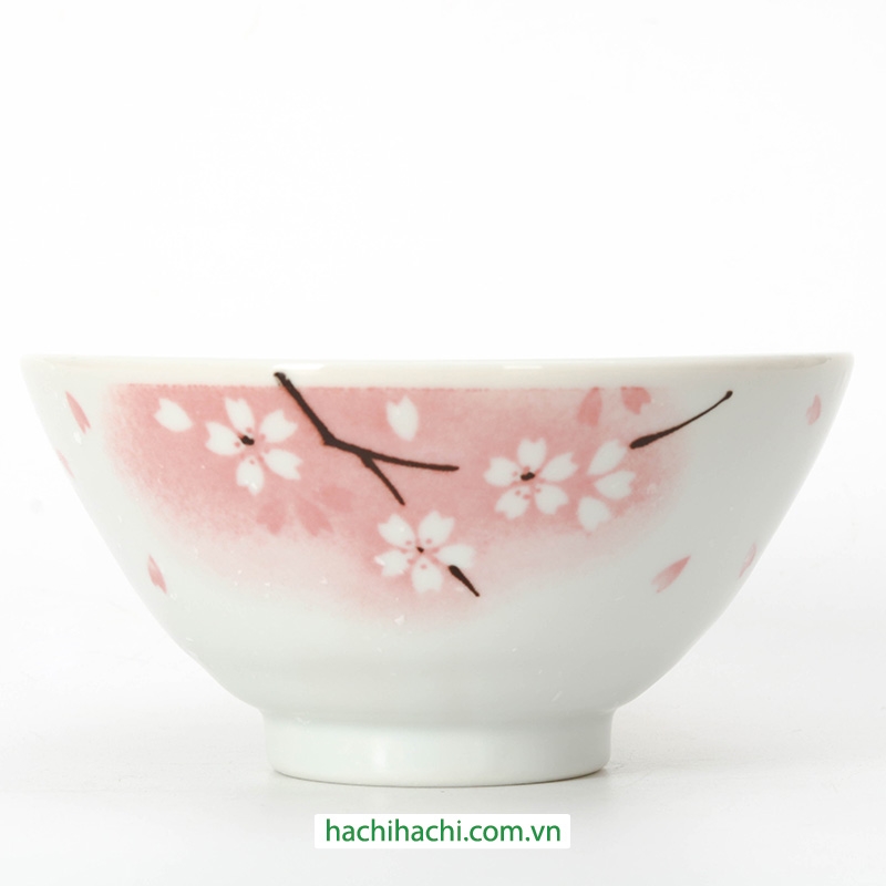 Chén sứ Nhật Bản 12.2cm Sakura, dùng được lò vi sóng thương hiệu 