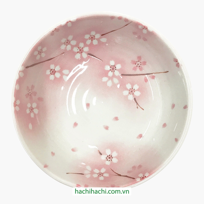 Tô sứ Nhật Bản 15cm Sakura, dùng được lò vi sóng thương hiệu 