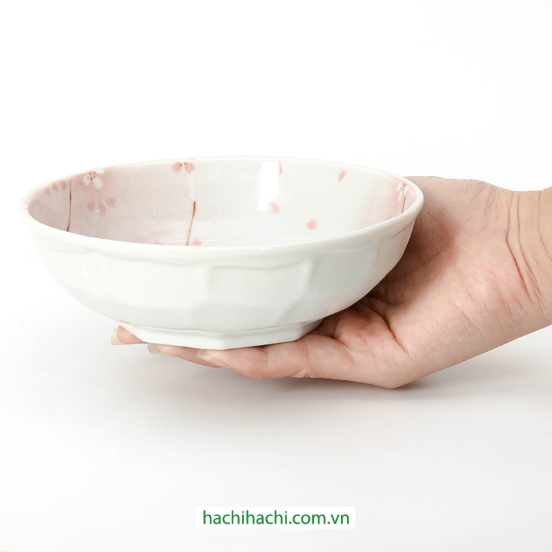 Tô sứ Nhật Bản 15cm Sakura, dùng được lò vi sóng thương hiệu 