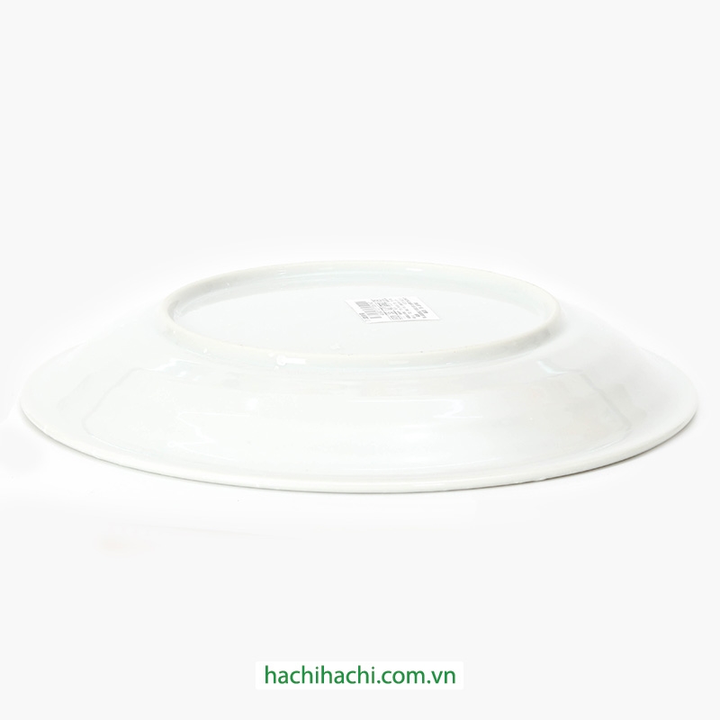 Đĩa sứ Nhật Bản 22.5cm Sakura, dùng được lò vi sóng thương hiệu 