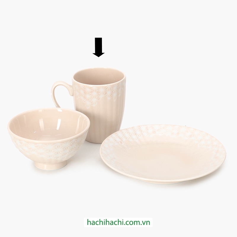 Ly sứ Nhật Bản 280ml có quai thương hiệu 