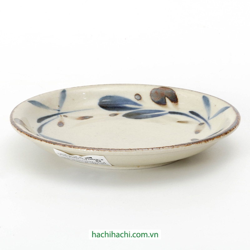 Đĩa gốm Nhật Bản 14cm, dùng được lò vi sóng thương hiệu 