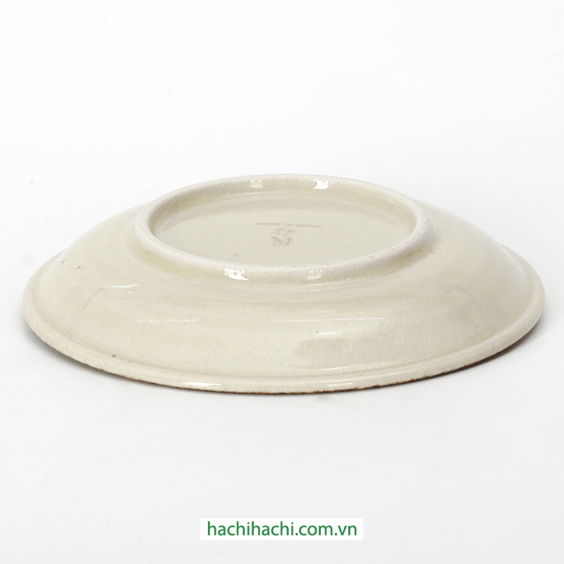 Đĩa gốm Nhật Bản 14cm, dùng được lò vi sóng thương hiệu 