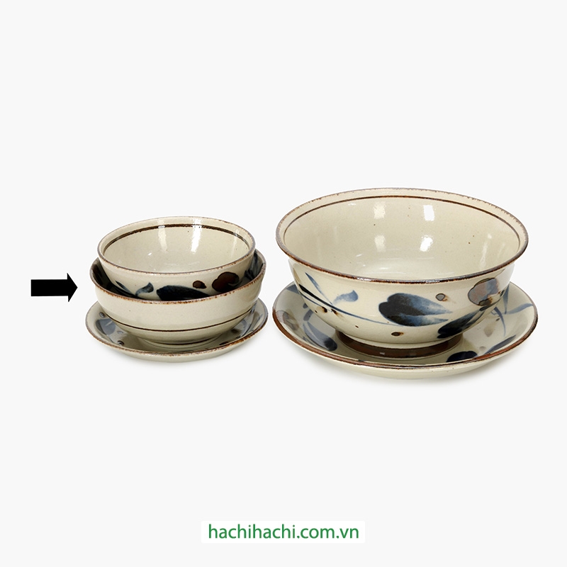 Tô gốm Nhật Bản 13.3cm, dùng được lò vi sóng thương hiệu 