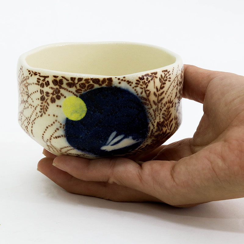 Chén bát Chawan Nhật Bản đánh Matcha 9.4cm thương hiệu 