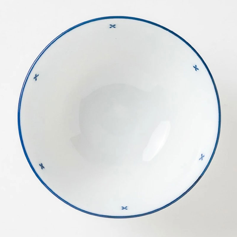 Chén bát sứ Nhật Bản, chén bát ăn cơm 11.5cm (Họa tiết chim vỗ cánh), dùng được lò vi sóng thương hiệu 