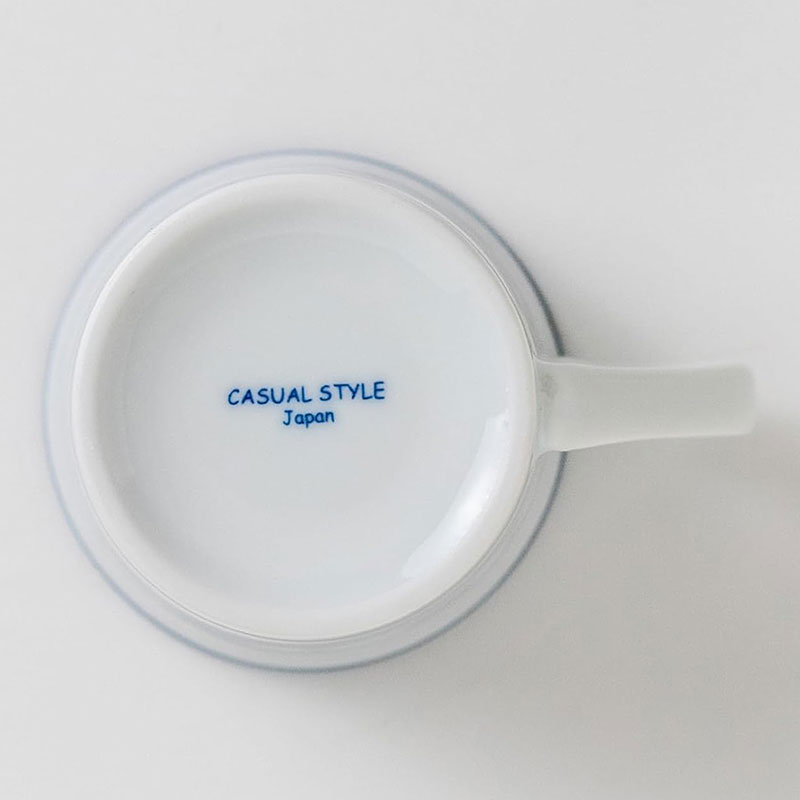 Ca, cốc, ly sứ Nhật Bản 300ml họa tiết chim vỗ cánh thương hiệu 