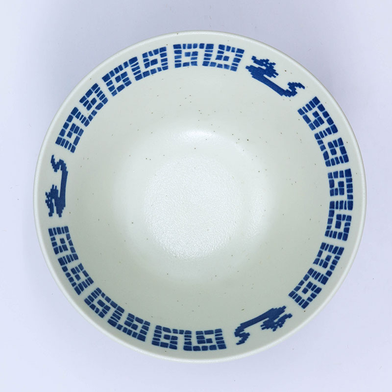 Tô sứ Nhật Bản, tô đại, bát ô tô, bát tô canh, bát ăn mì 16.8cm (Rồng sấm), dùng được lò vi sóng thương hiệu 