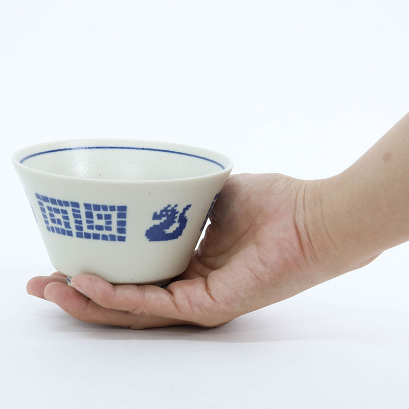Chén bát sứ Nhật Bản, chén bát ăn cơm 11.4cm (Rồng sấm), dùng được lò vi sóng thương hiệu 