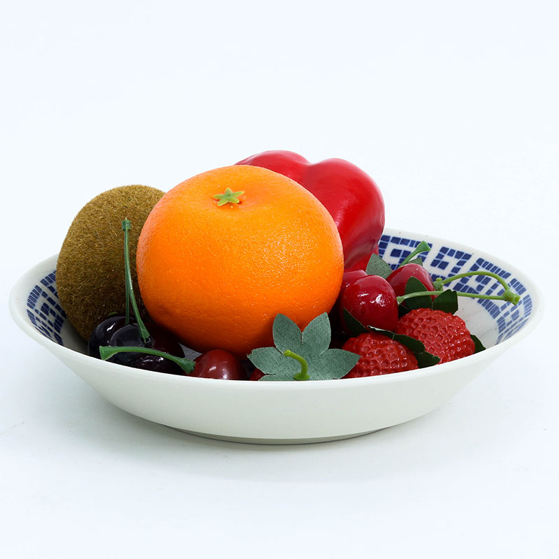 Đĩa sứ Nhật Bản 20.7cm, đĩa gốm sứ nông lòng, cạn lòng (Rồng sấm), dùng được lò vi sóng thương hiệu 