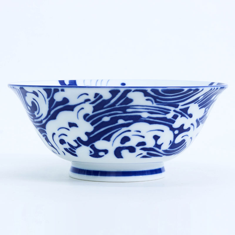 Tô sứ Nhật Bản, tô đại, bát ô tô, bát tô canh, bát ăn mì 19cm, dùng được lò vi sóng thương hiệu 
