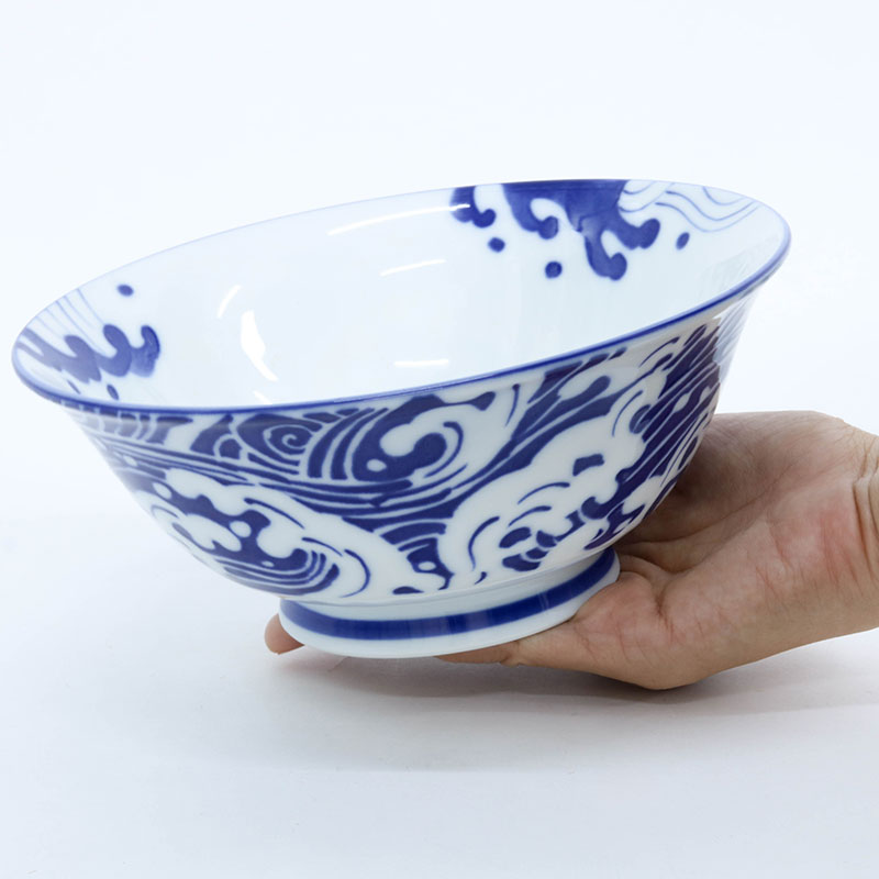 Tô sứ Nhật Bản, tô đại, bát ô tô, bát tô canh, bát ăn mì 19cm, dùng được lò vi sóng thương hiệu 