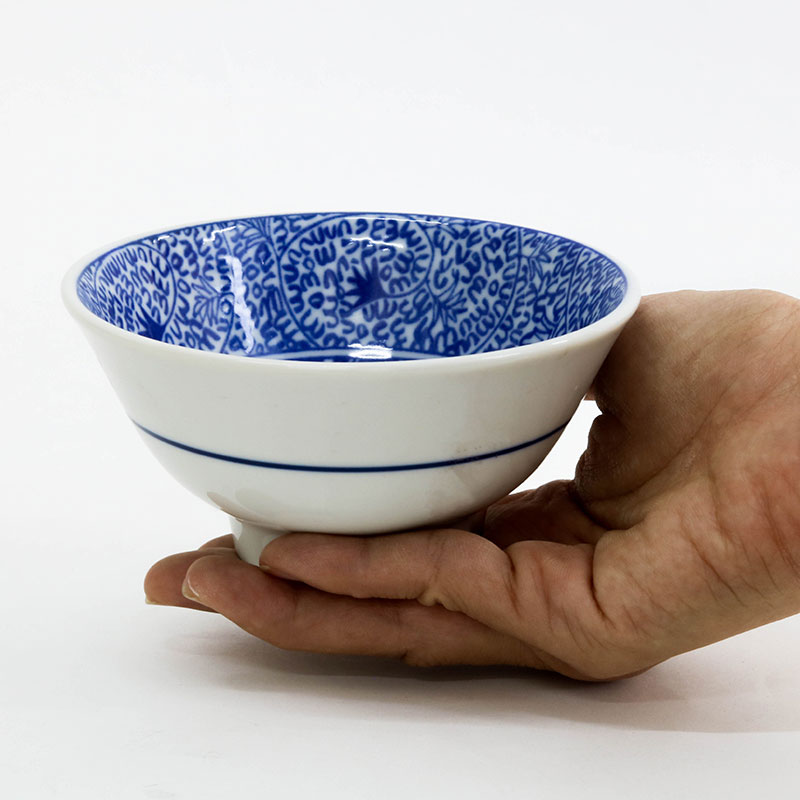 Chén bát sứ Nhật Bản, chén bát ăn cơm 12cm (Tùng Trúc Mai) thương hiệu 