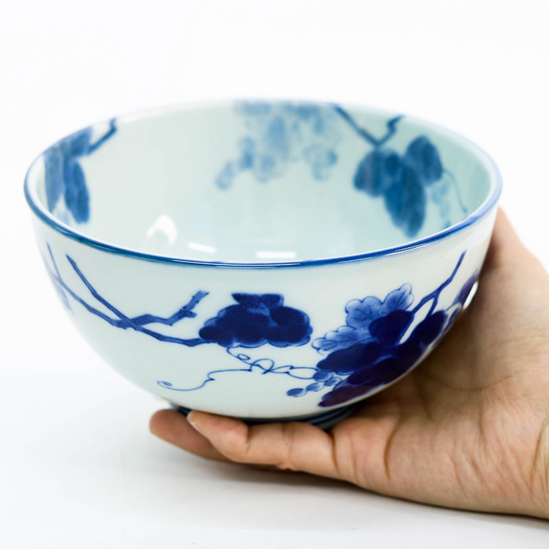 Tô sứ Nhật Bản 15.8cm (Trái nho) thương hiệu 