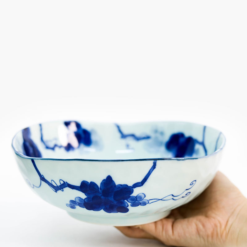 Tô sứ Nhật Bản, tô đại, bát ô tô, bát tô canh 20.5cm (Trái nho) thương hiệu 