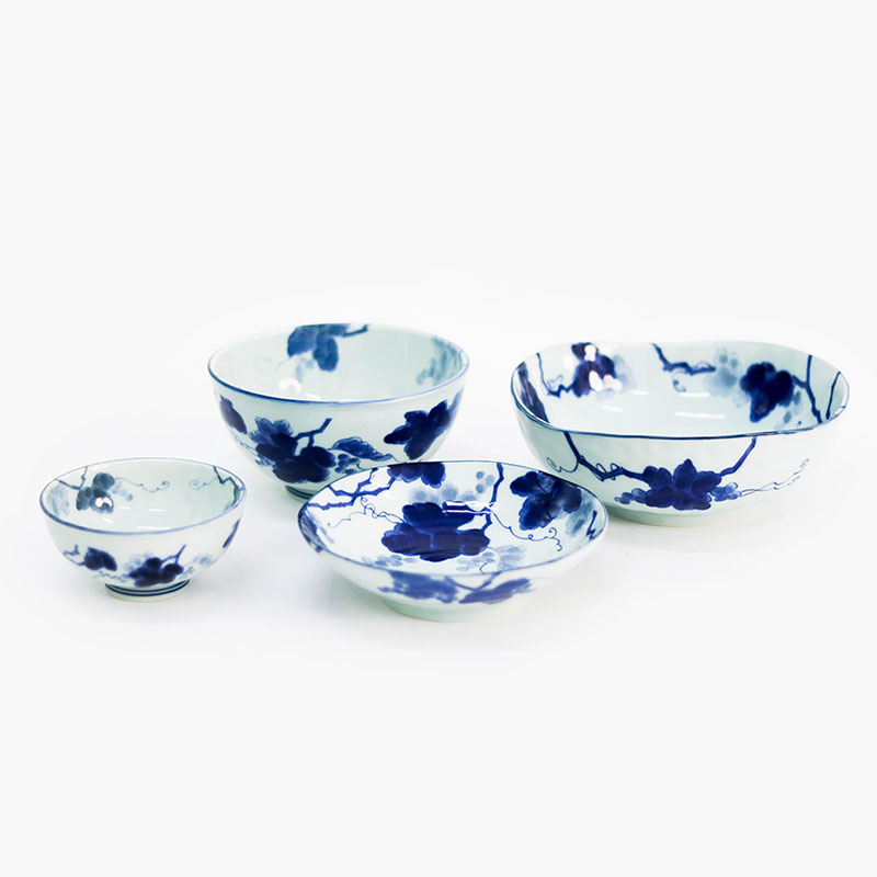 Tô sứ Nhật Bản, tô đại, bát ô tô, bát tô canh 20.5cm (Trái nho) thương hiệu 