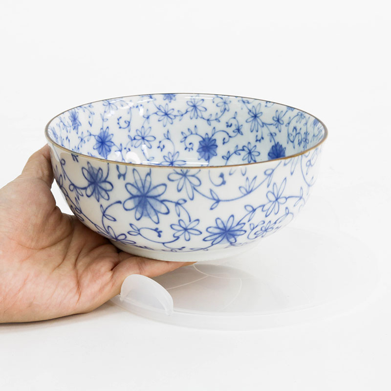 Nắp nhựa đậy hộp sứ Nhật Bản 16.7cm thương hiệu 