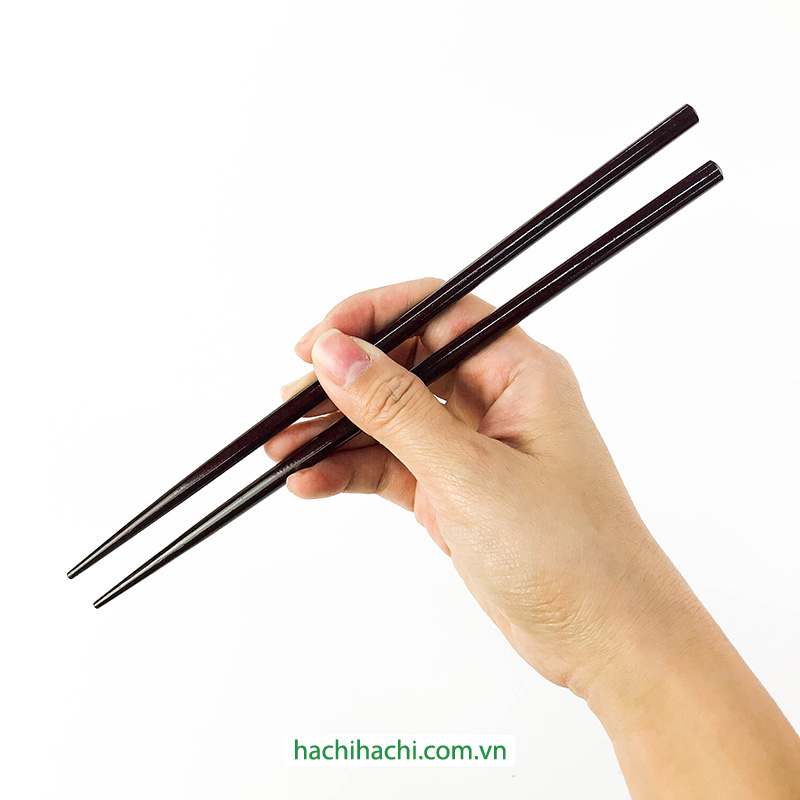Đũa tre đầu nhọn 22.5cm (5 đôi) thương hiệu 
