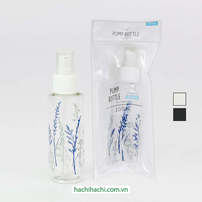 Chai, lọ chiết mỹ phẩm, sữa tắm du lịch 100ml dạng bơm (Nhiều mẫu, giao mẫu ngẫu nhiên)