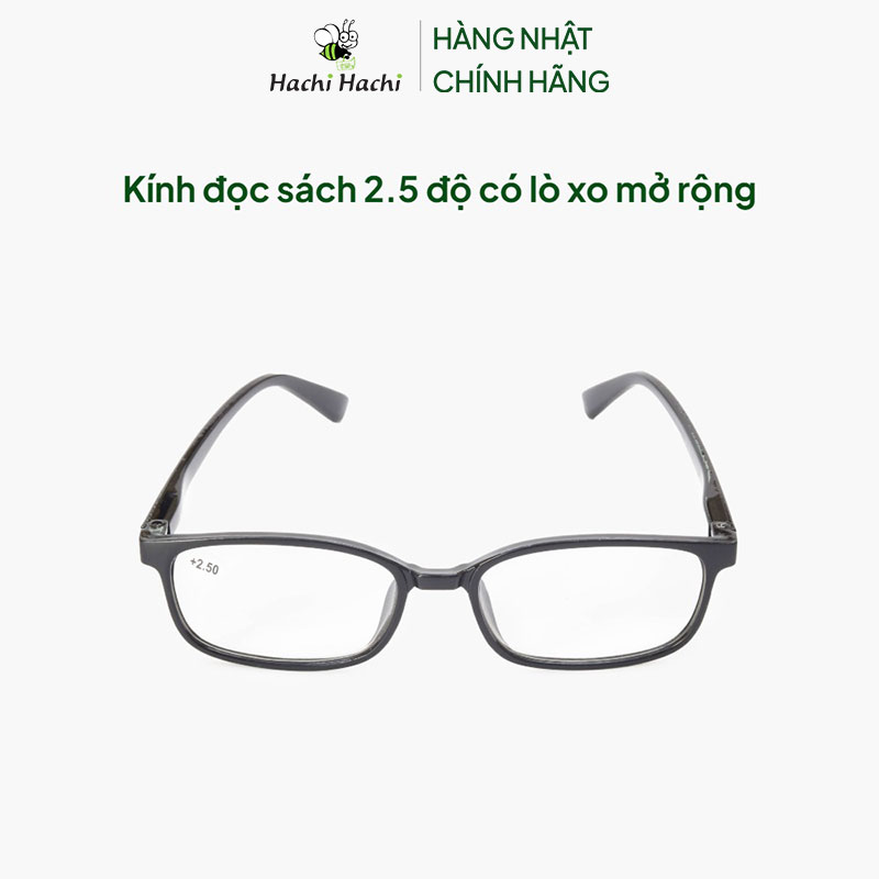 Kính đọc sách 2.5 độ có lò xo mở rộng thương hiệu 