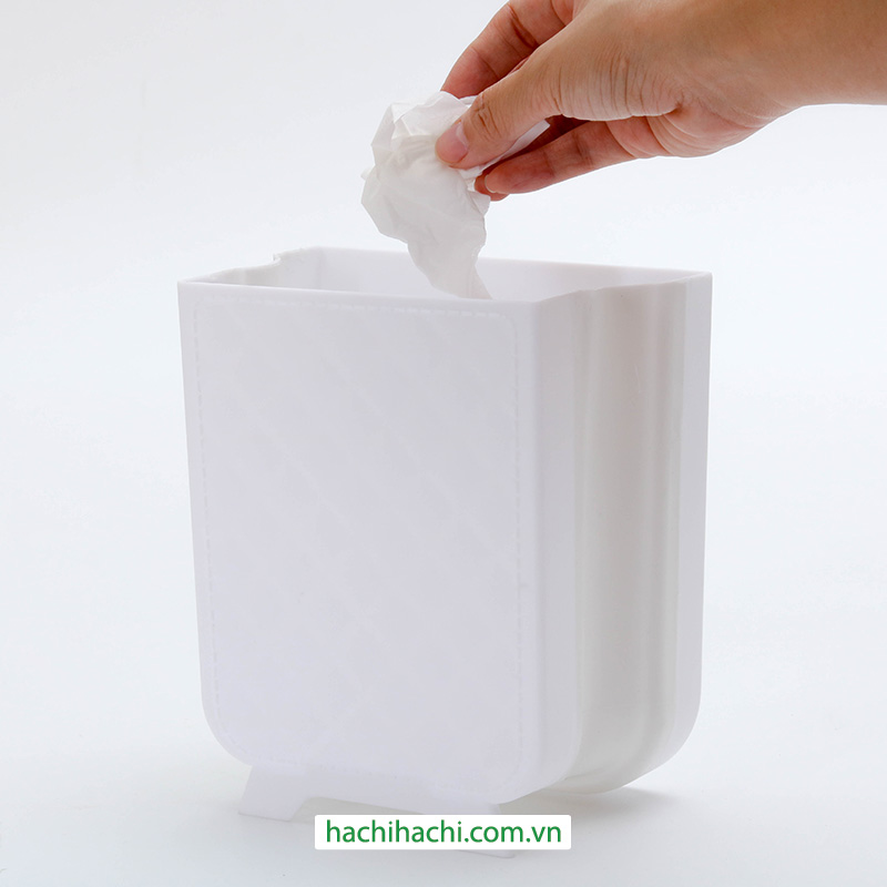 Thùng rác gấp gọn treo cánh cửa tủ bếp 2L thương hiệu 