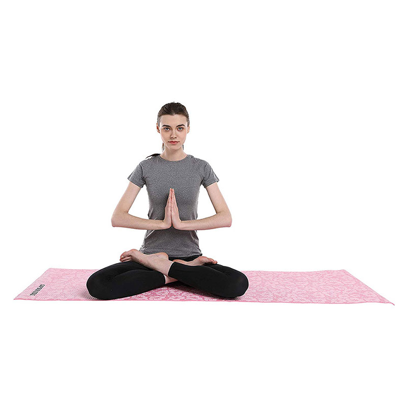 Thảm tập yoga Pearl Metal 173x61cm (hoa văn) thương hiệu PEARL METAL