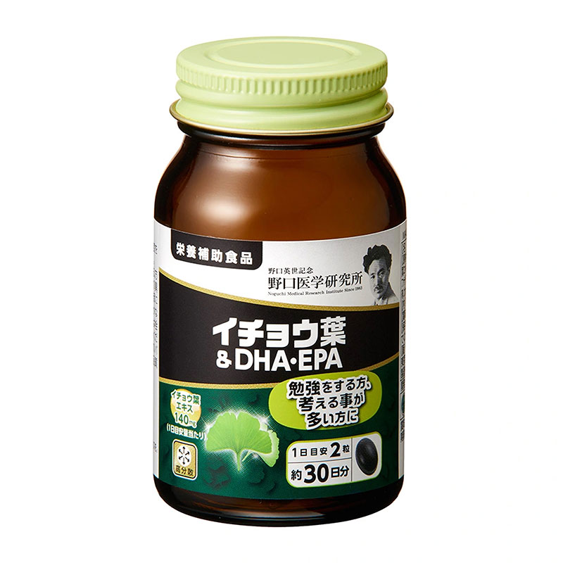 TPBVSK: Viên uống Noguchi Ginkgo Biloba DHA-EPA Nhật Bản 60 viên, tăng tuần hoàn máu não, cải thiện trí nhớ thương hiệu 