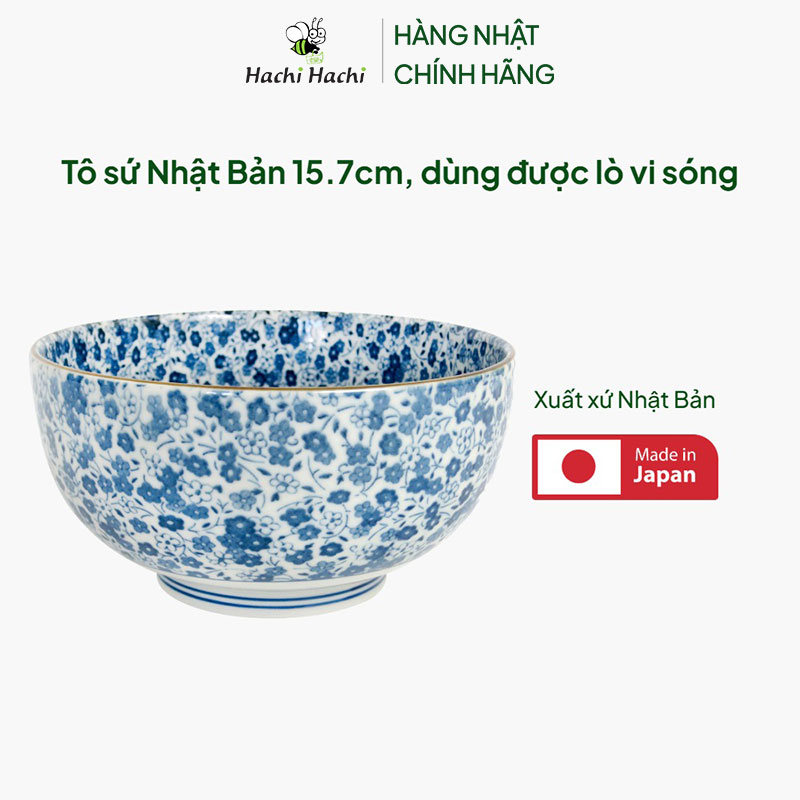 Tô sứ Nhật Bản 15.7cm, dùng được lò vi sóng thương hiệu 
