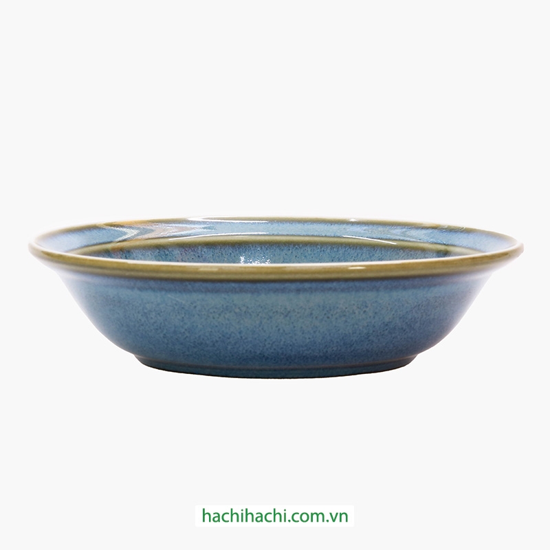 Tô sứ Nhật Bản 13.7cm Metallic Green, dùng được lò vi sóng thương hiệu 