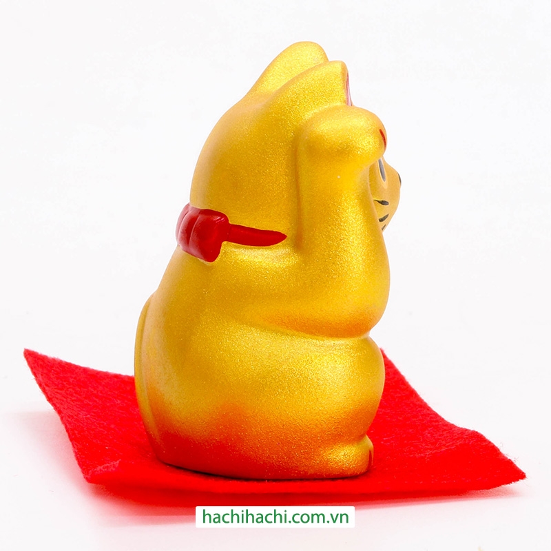 Mèo may mắn trang trí 5cm (vàng) thương hiệu KANEWAKA