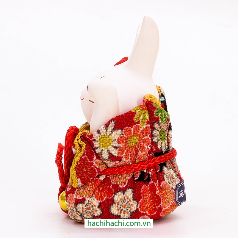 Thỏ may mắn trang trí 8cm thương hiệu KANEWAKA
