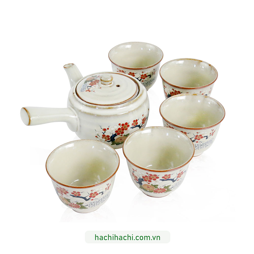 Bộ bình, ly gốm Nhật Bản  thương hiệu KANEWAKA