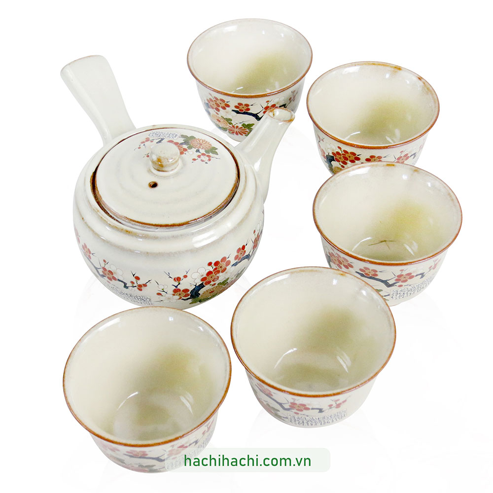 Bộ bình, ly gốm Nhật Bản  thương hiệu KANEWAKA