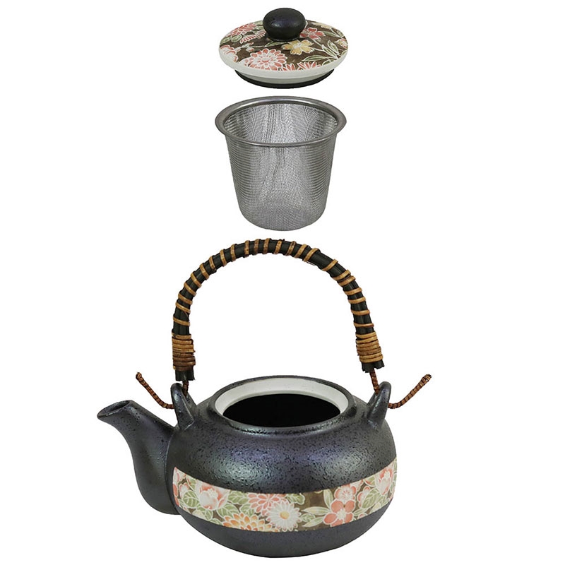 Bộ bình, ly sứ Nhật Bản (Hoa xuân) thương hiệu 