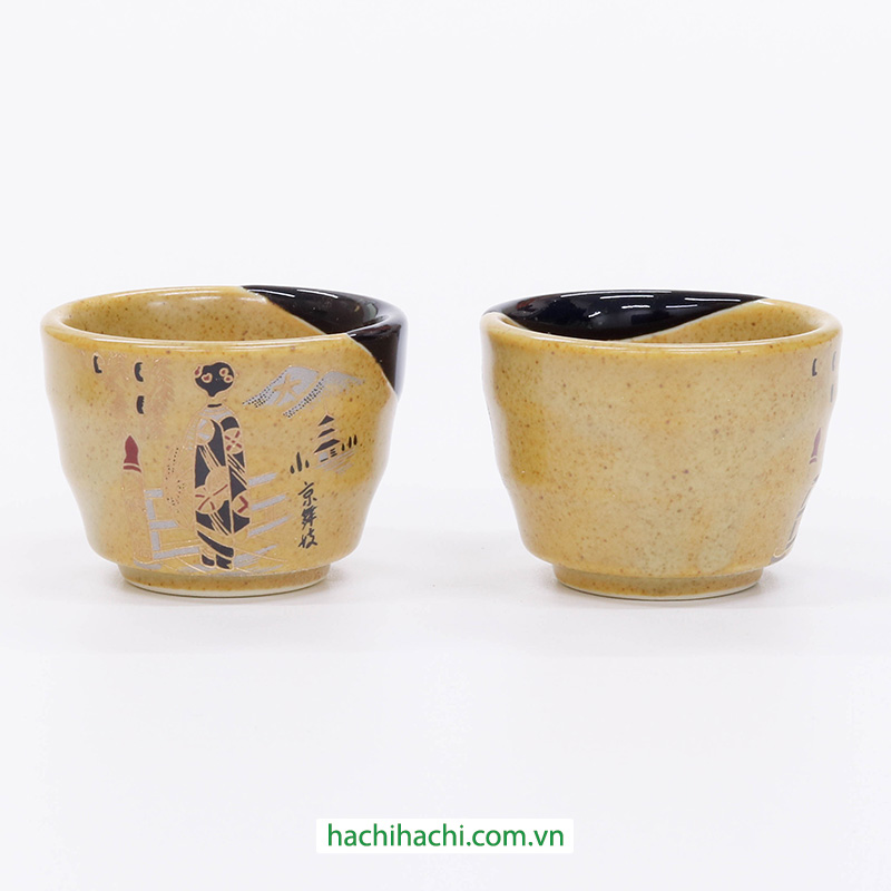 Bộ bình, ly gốm Nhật Bản uống rượu, bộ bình rượu sake thương hiệu 
