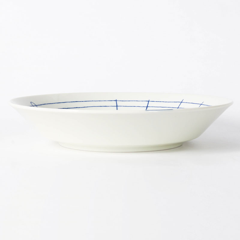 Đĩa sứ Nhật Bản 20.7cm, đĩa gốm sứ nông lòng, cạn lòng (Thế giới mèo), dùng được lò vi sóng thương hiệu KANEWAKA