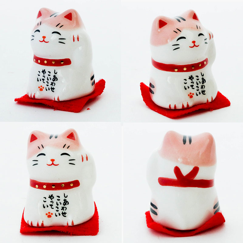 Mèo may mắn trang trí 2.5cm (Nhiều mẫu)-Giao mẫu ngẫu nhiên thương hiệu KANEWAKA