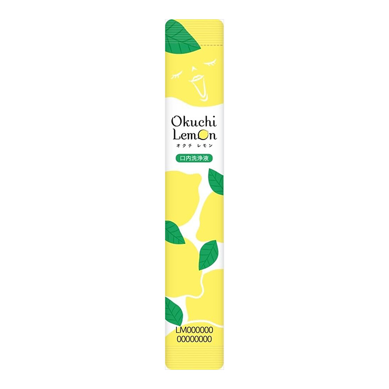 Nước súc miệng Okuchi Hương Chanh 11ml x 5 gói thương hiệu 
