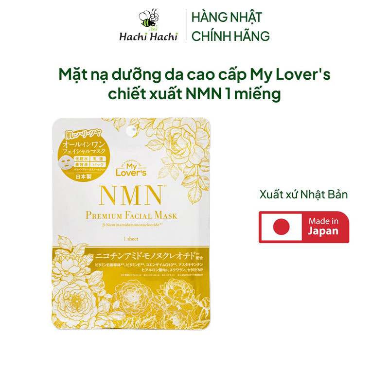 Mặt nạ Nhật Bản dưỡng da cao cấp My Lover's chiết xuất NMN 1 miếng thương hiệu 