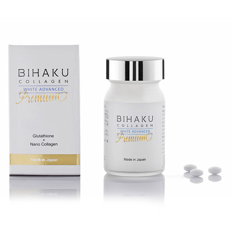 TPBVSK: Viên uống Bihaku Collagen Nhật Bản 30 viên, chống Oxi hóa, cải thiện nếp nhăn, da sáng khỏe thương hiệu 